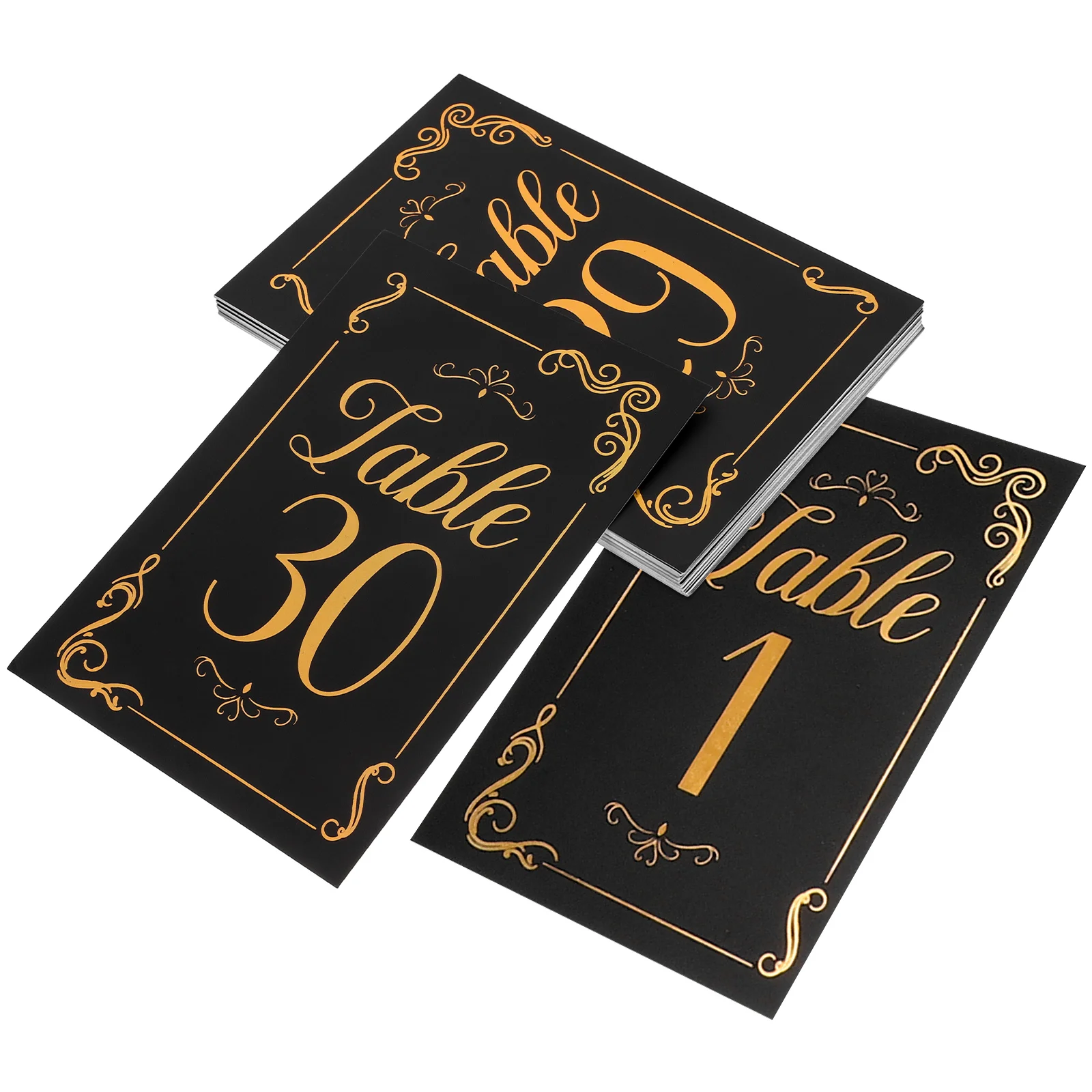 

31pcs Number Cards Wedding Numbers For Party Seating Chart Name Place Cards Table Number Holder Wedding Reception Table Numbers