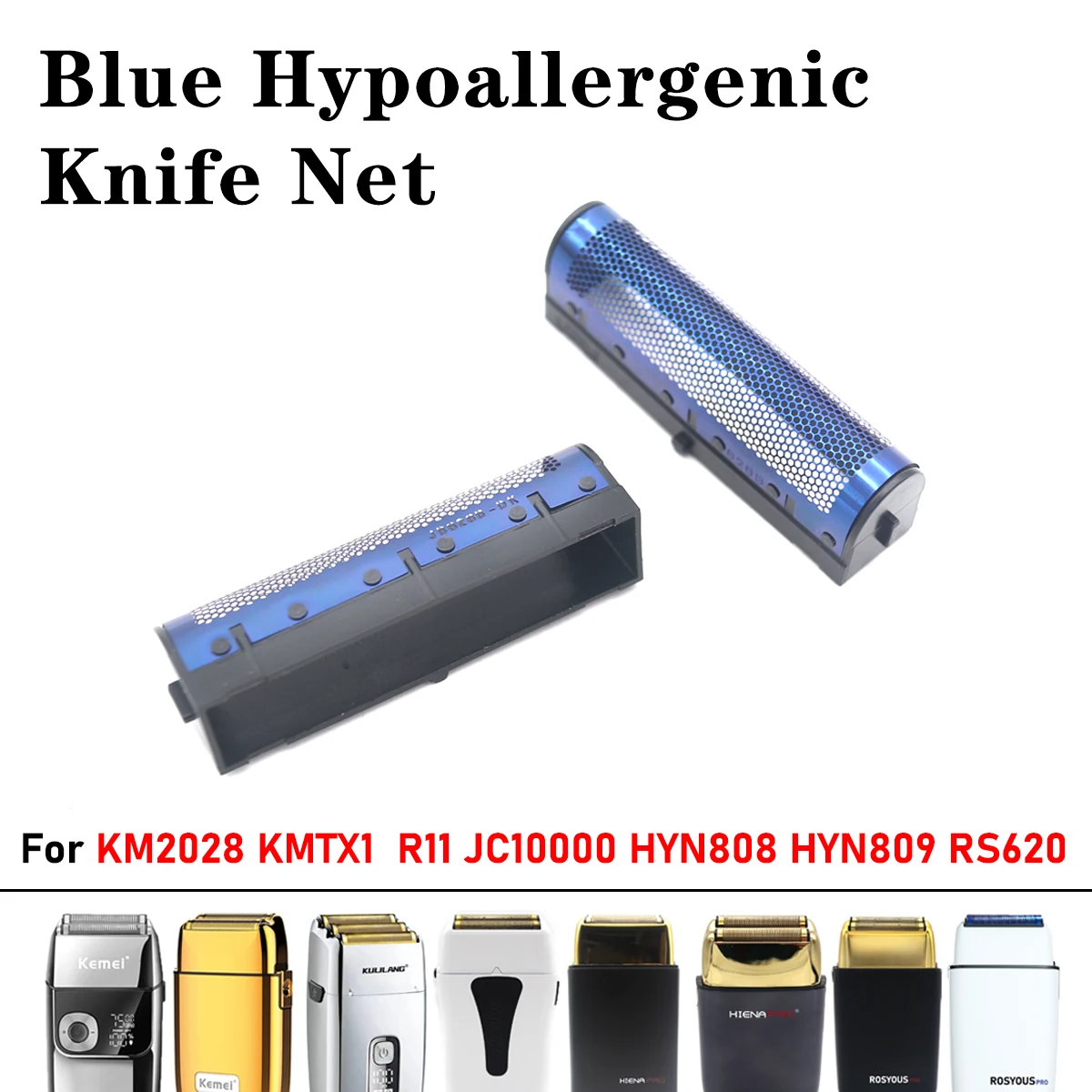 

Оригинальная сменная сетка для лезвий для KM2028 KMTX1 R11 JC10000 HYN808 HYN809 RS620, сетка для ножа для стрижки волос, аксессуары для бритья бороды