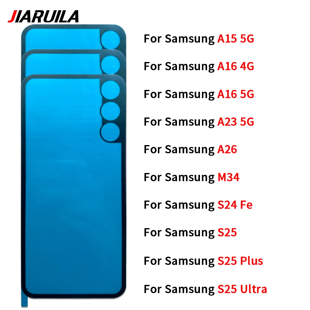10 Pcs LCD Bezel Frame Adhesive Tape For Samsung S25 Plus Ultra A15 A16 A23 A26 4G 5G M34 S24 Fe Bottom Sticker Tape Glue