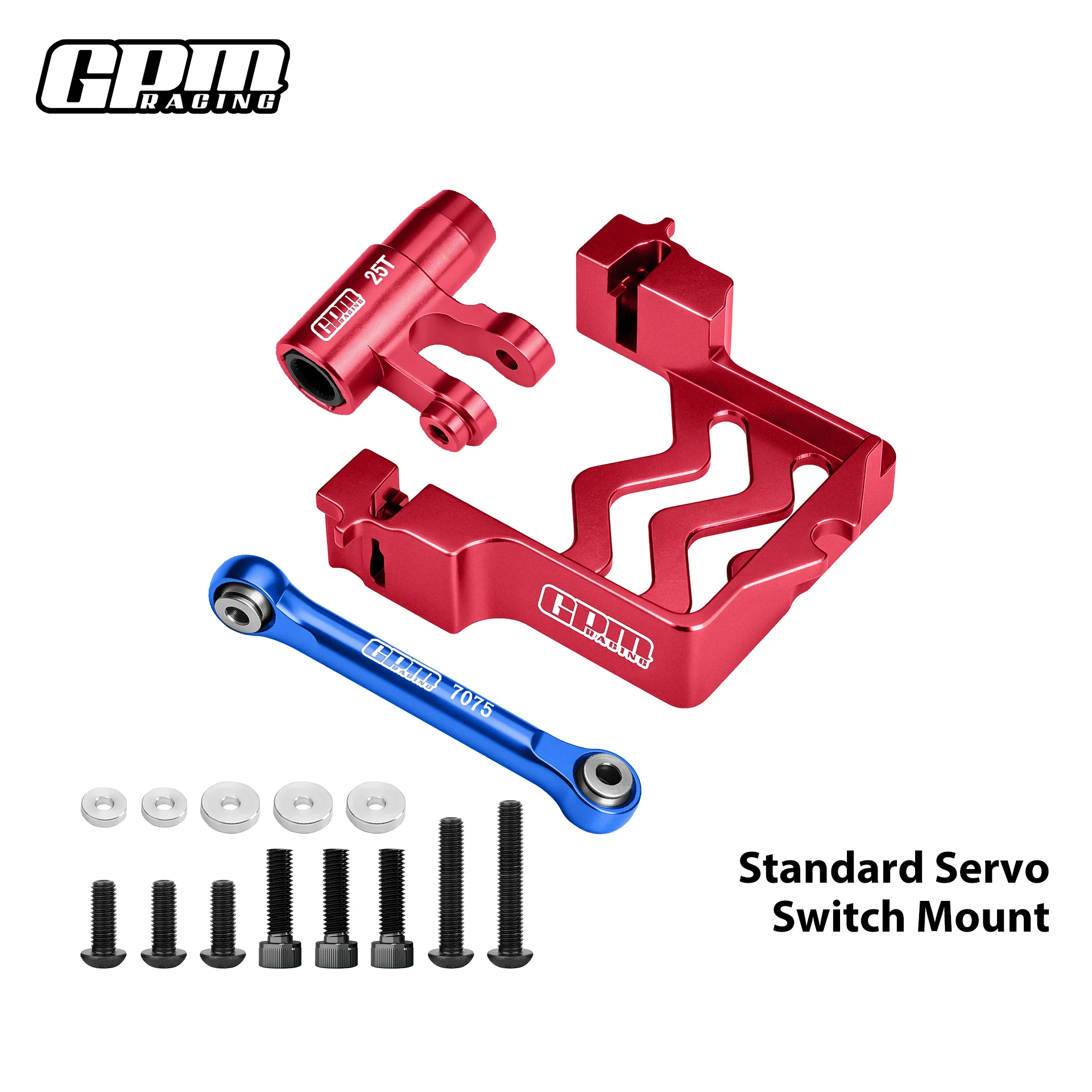 GPM Aluminum Servo Mount +Tie Rod+25T Servo Horn For TRAXXAS 1/5 X-Maxx - view 6
