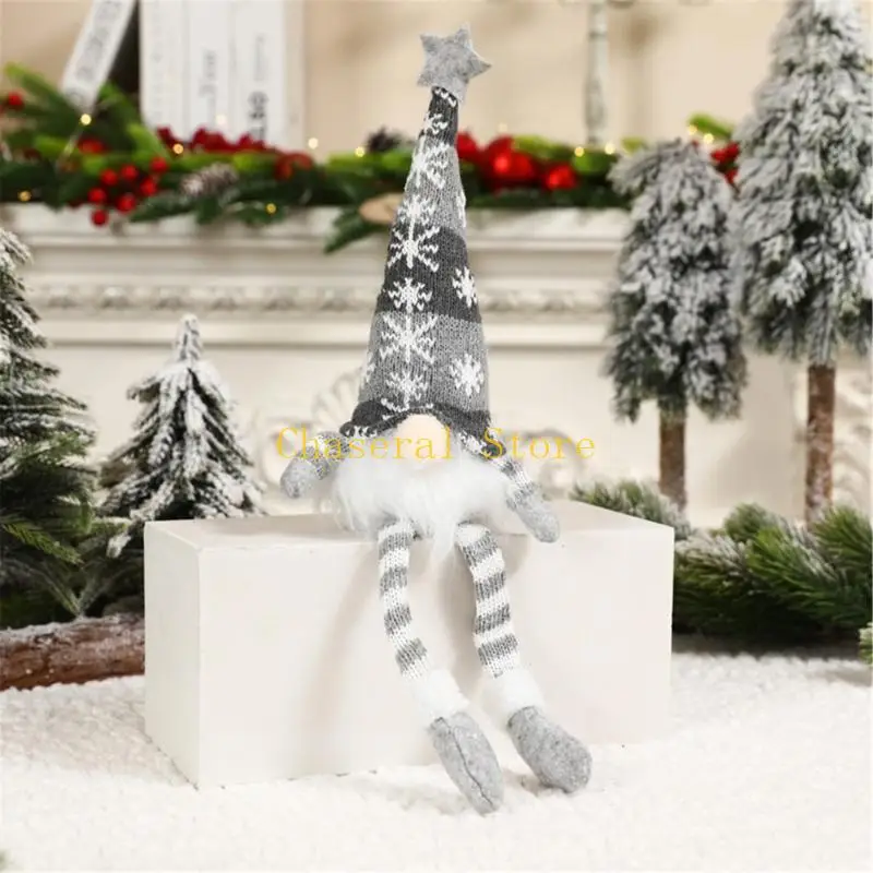 E7CE Harvest Gnomes Doll Fall Gnomestomte Decoración escandinava sueca Nisse