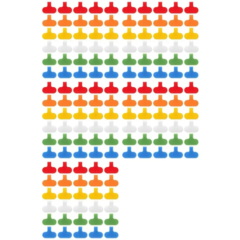 

SDFC-150 PCS Cable Labels Cord Labels Multi-Color Write On Wire Labels Tags For Cable Management And Identification