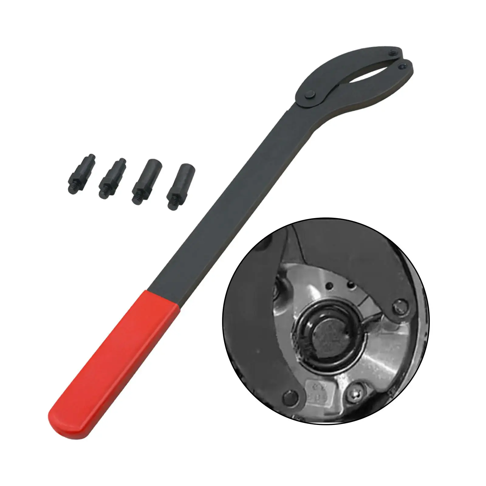 

Timing Locking Sprocket Wrench Multifunctional Portable Wrench Pulley Holder Crank Bolt Camshaft Holding Tool Spanner Socket