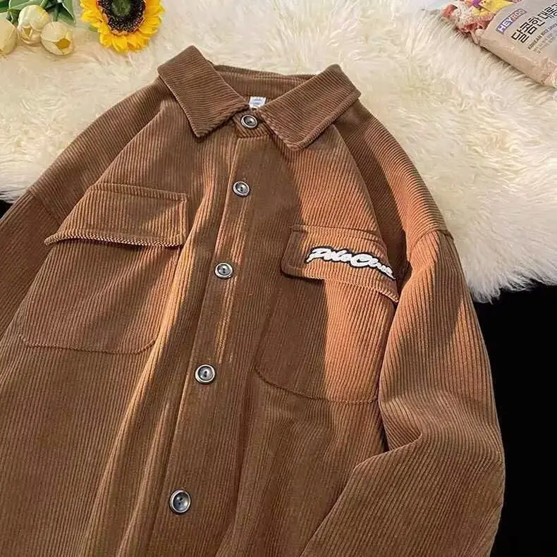 

Новый мужской повседневный свободный кардиган на осень, универсальная верхняя одежда, приталенный крой, длинный рукав, однотонный, с открытым воротником