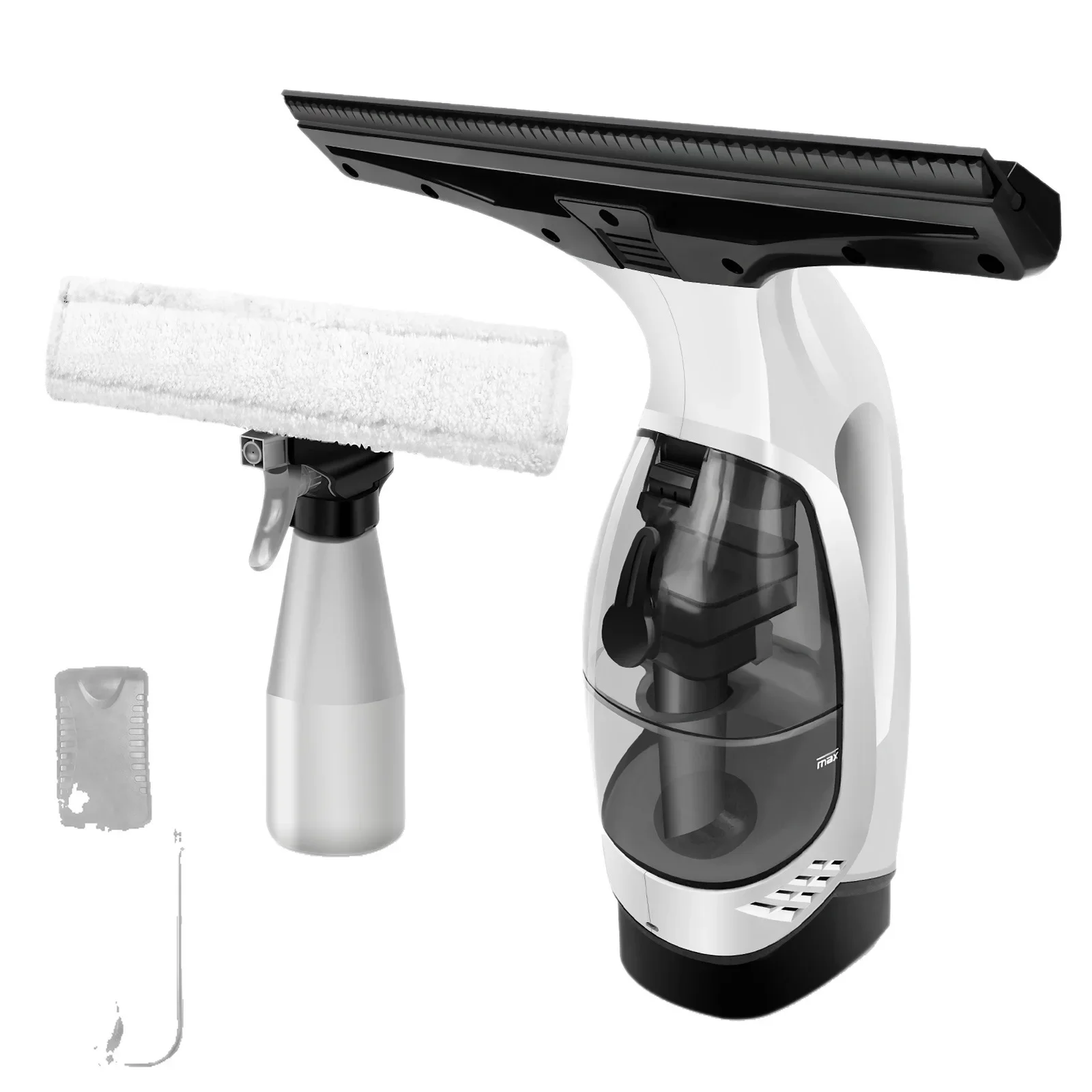 Electric Small Glass Cleaning Handheld Window Cleaning Water Absorption Strong Adsorption Efficient Portable Tool