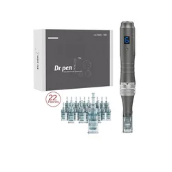 2023 hot sell Electric wireless derma pen Dr pen M8 With 22pcs needles Digital Display 6 Speeds for anti aging