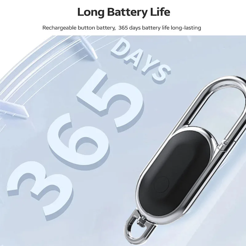 سلسلة مفاتيح ذكية من Xiaomi مضادة للضياع بنظام تحديد المواقع Airtag مع Find My APP Smart Tag Bluetooth Tracker Key Item Finder (iOS فقط)