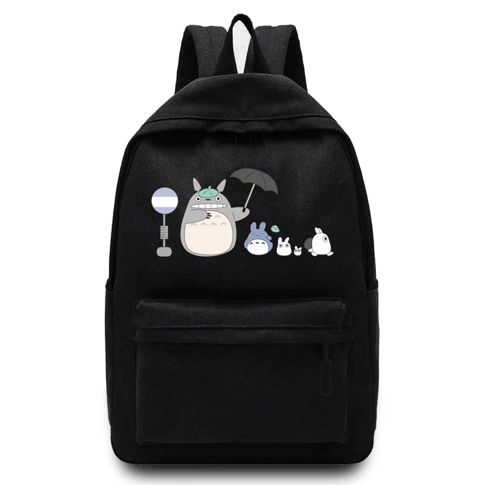 Canvas Backpacks Women Shoulders School Bag Cartoon Pattern Printed Casual Backpack Designer Laptop Backpack Unisex Sport Bag