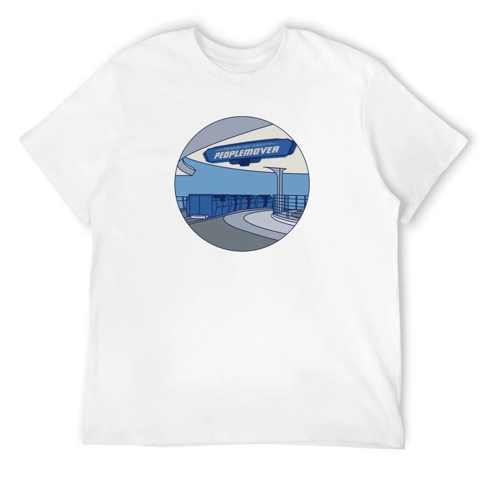 Tomorrowland Transit Authority People Mover T-Shirt street wear shirts graphic new edition summer tops T-shirt men