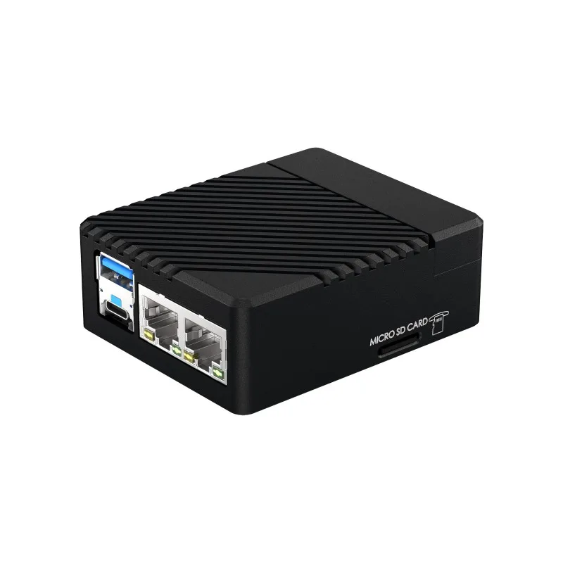 

Mini Dual Gigabit Ethernet Base Board / Mini-Computer Kit Designed for Raspberry Pi Compute Module 5 (NOT Included)