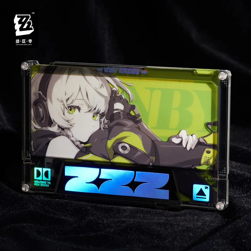 2025 Zenless Zone Zero Shadow Painting Series Freeze-frame Conjunto de piezas de inserción acrílica Cunning Hares Anby Billy Cards Regalo oficial