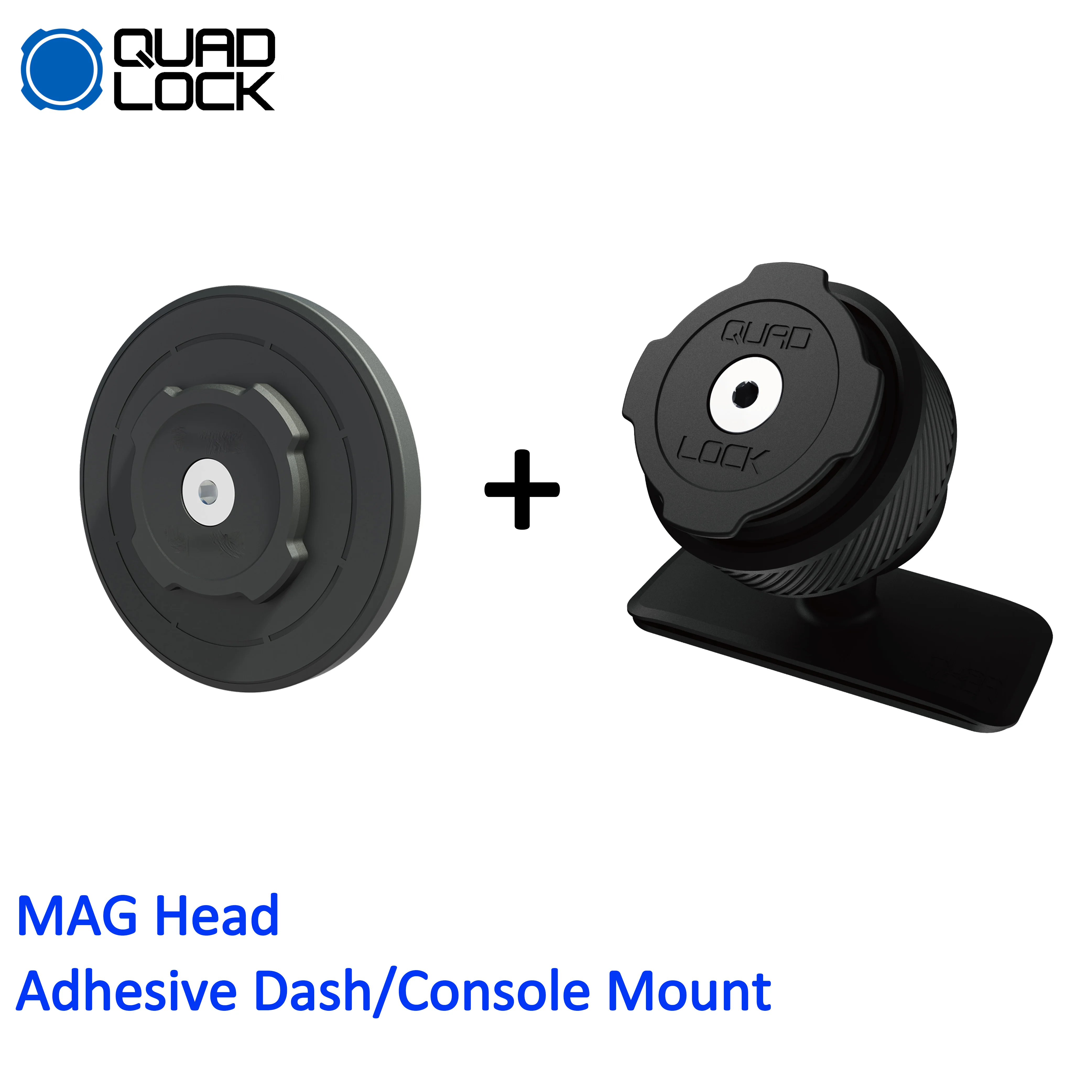 

Quad Lock Car Phone Mount Kit-Adhesive Dash/Console Mount & MAG Head