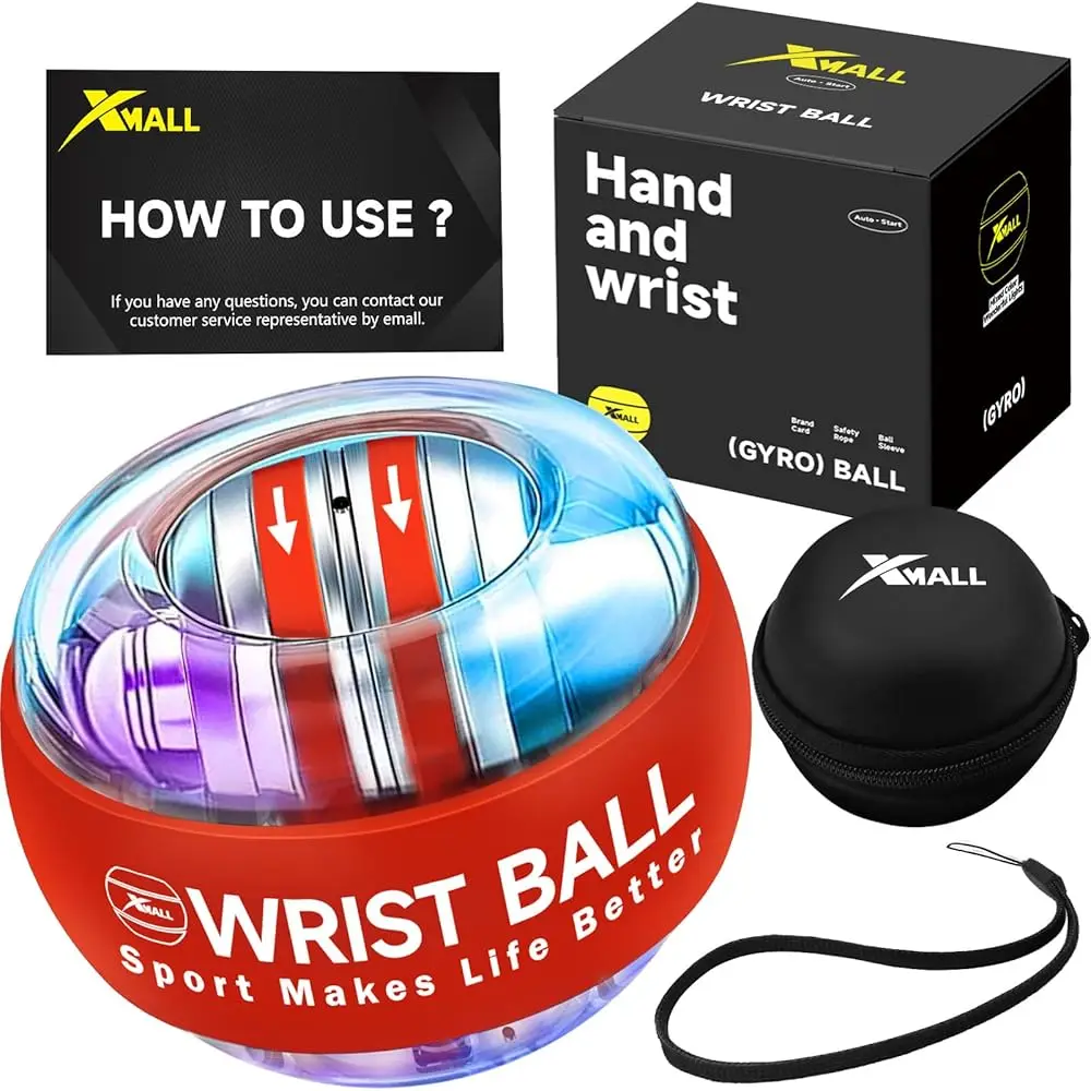 

Тренажер для рук Torque Ball, тренажер для развития силы хвата, с автоматическим запуском, тренажер для укрепления предплечий, устройство для укрепления рук, тренажер для запястий