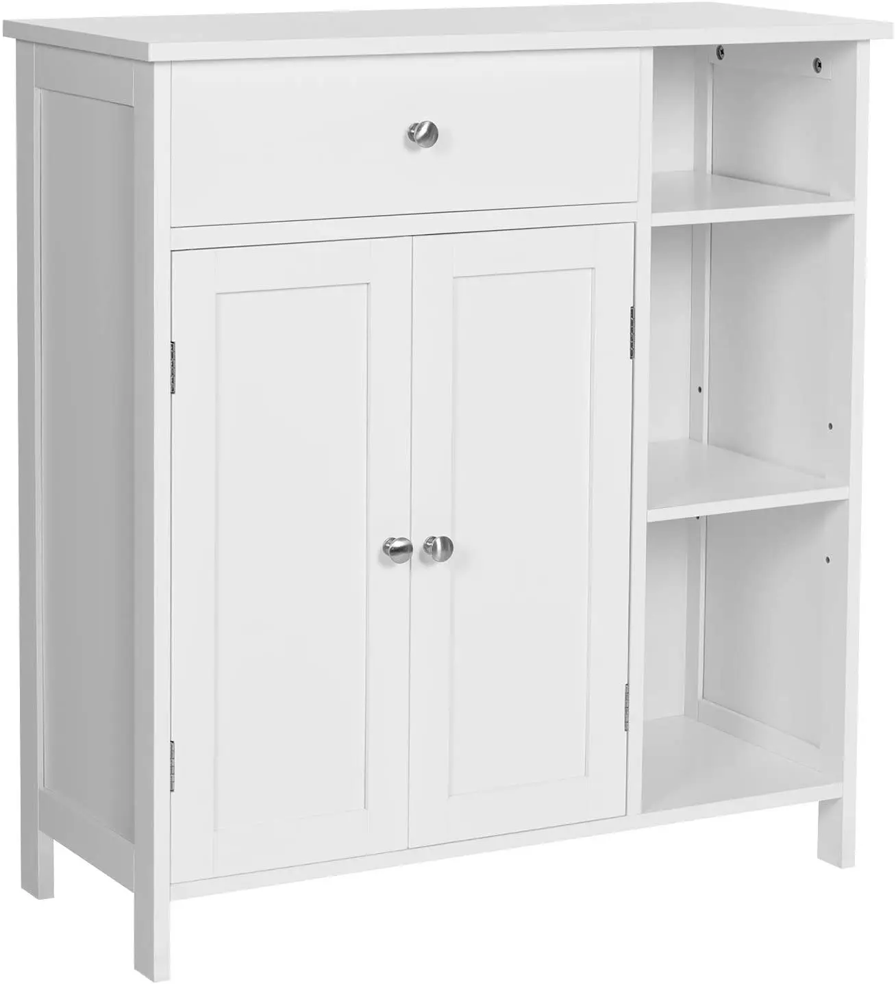 VASAGLE bathroom chest of drawers bathroom cabinet, drawer, adjustable shelf level