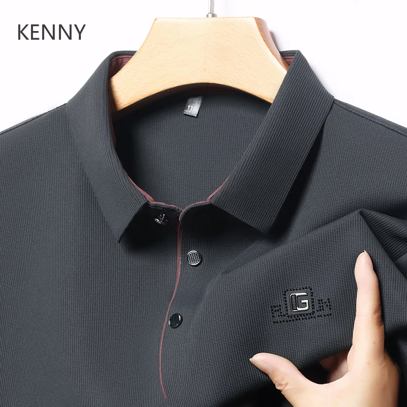 Long Sleeve Polo Shirts for Men Man T Shirts High Quality Spring and Autumn Compression Shirt Men T-shirts Men's Clothing