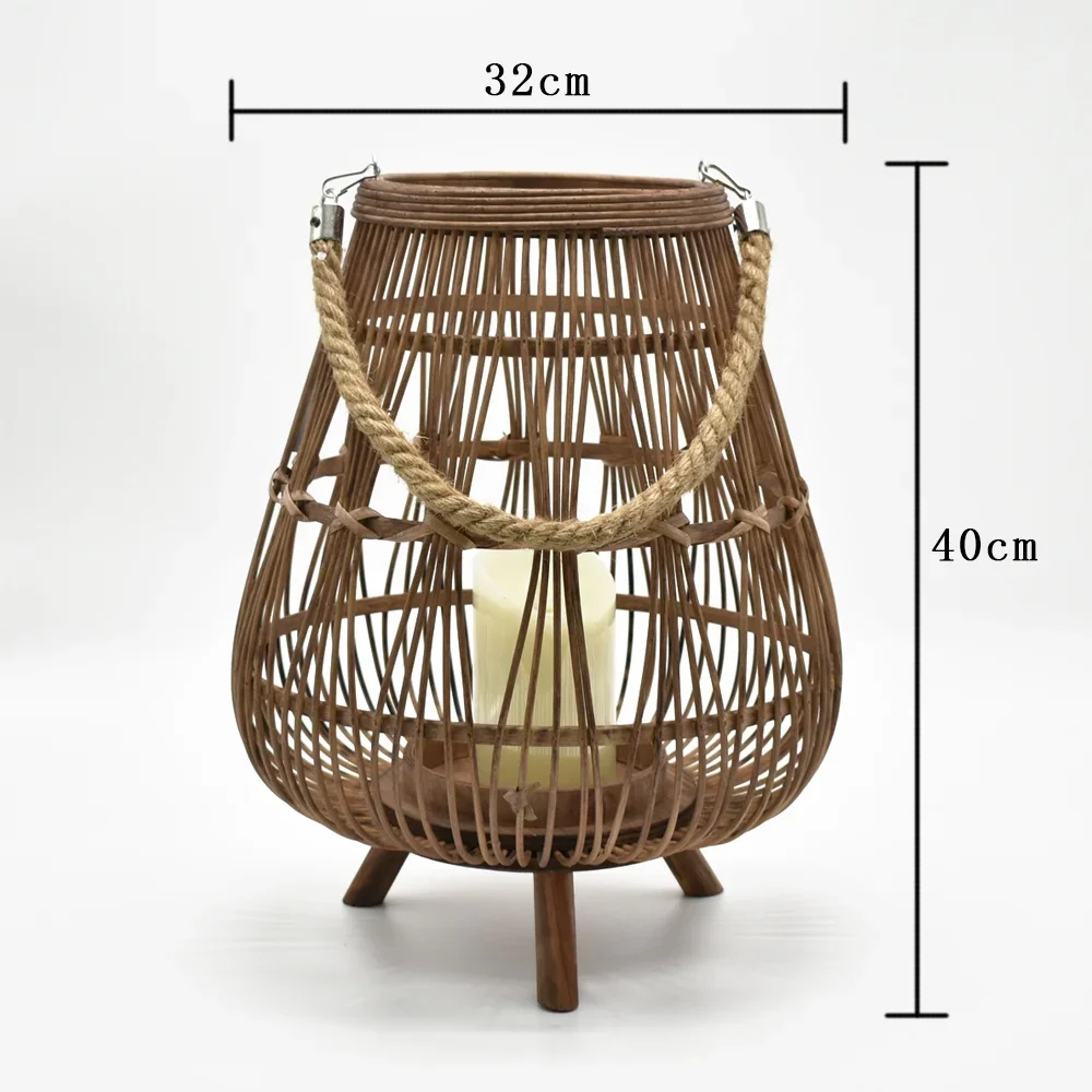 YYHC- Hot Selling House Decoration Bamboo Lantern, Chinese Import Bamboo Arts & Crafts Candle Lantern For Wedding Decor