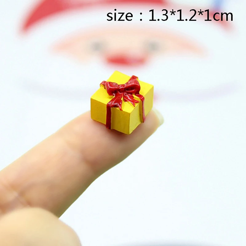 ドールハウス装飾用ミニチュアドールハウス,5個,1/12スケール,クリスマスギフトボックス,家の装飾アクセサリー