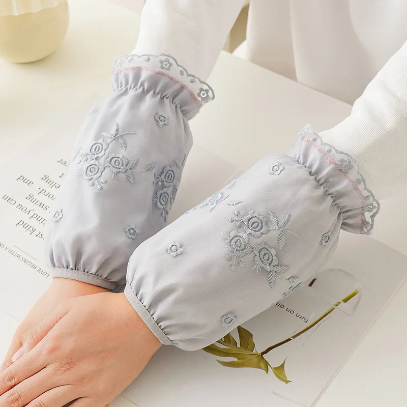 

Lace cuffs women's autumn and winter fashionable down jacket sleeve covers office work cuffs wear-resistant anti-dirty