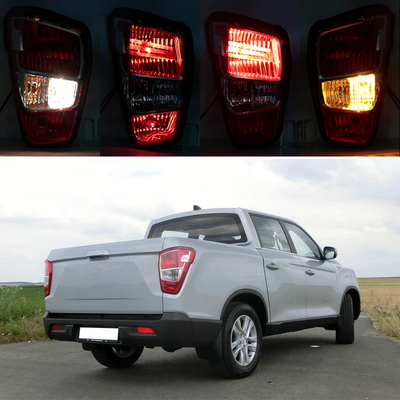 Halogen Tail Light for Ssangyong Musso 2018-2020 Car Rear Turn Signal Warning Brake Fog Lamp Auto Accessories Taillight Assembly