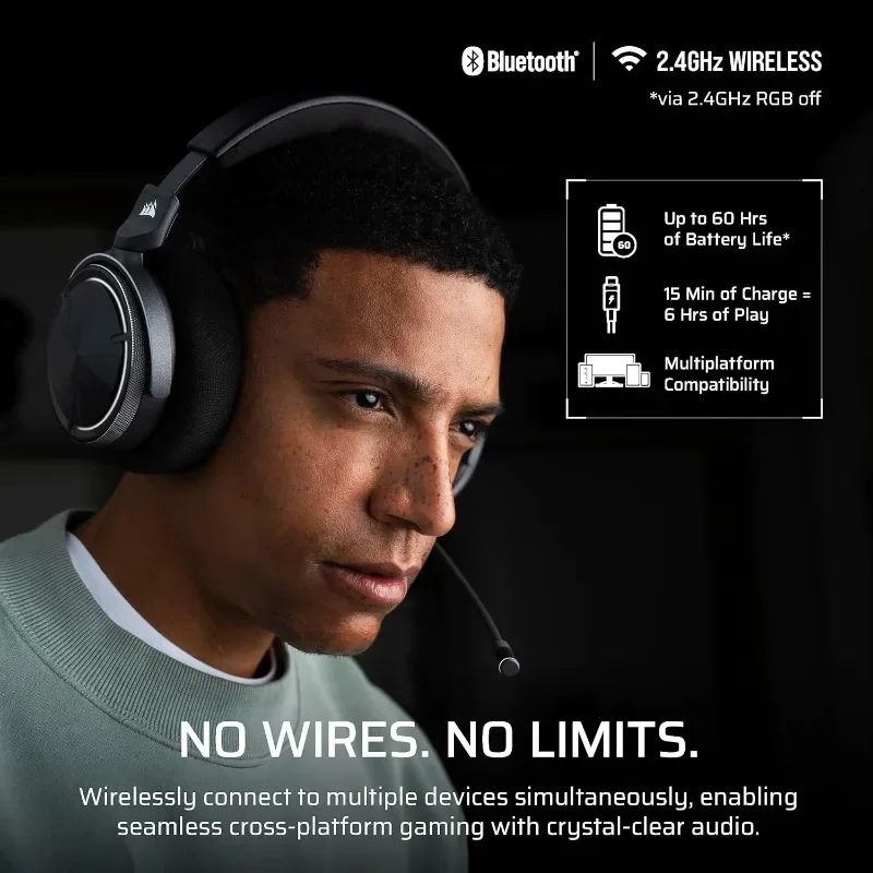 سماعة الألعاب اللاسلكية Virtuoso MAX - Dolby Atmos، إلغاء الضوضاء النشط، Sonarworks SoundID