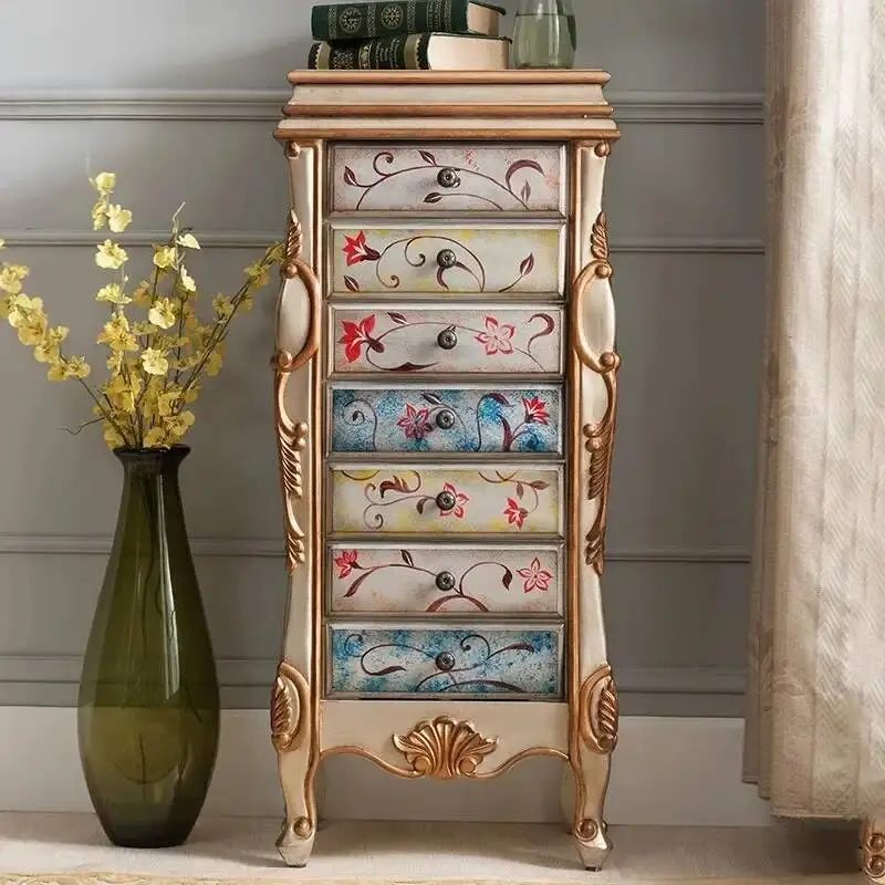 

Luxury Drawers Storage Vanity Tables Jewelry Organizer Women Girls Unique Dressers Space Saving Penteadeira Bedroom Furniture