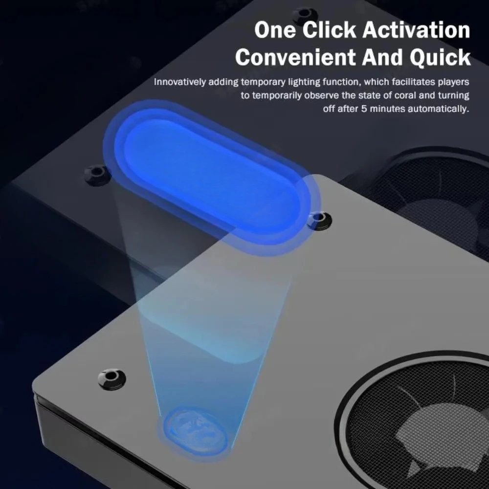 S240 Series 240 Watt Full Spectrum Marine Aquarium Light WIFI and Bluetooth Control Ten-Way Saltwater Coral Reef Fish Tank