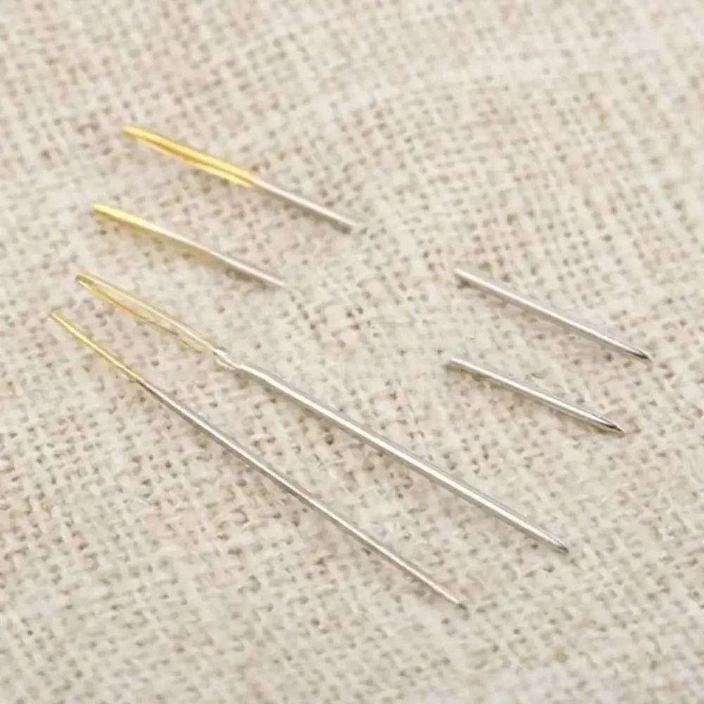 100Pcs New Multi-size Sewing Needle Stainless Steel Tail Embroidery Fabric Cross Stitch Needle 22/24/26# DIY Craft Tool