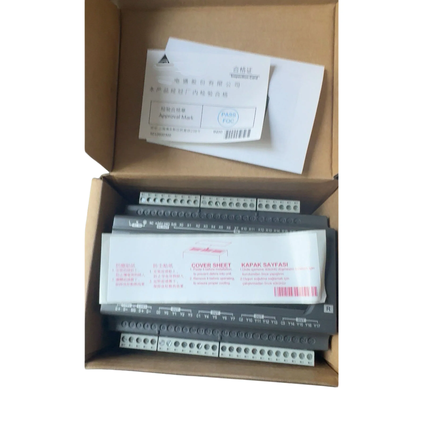 Obrázek 3: Originální nový DVP32ES200R plc modul fordelta