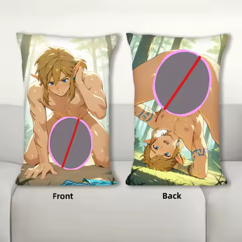 Dakimakura Anime Forest Link Sofa Cushion Body Pillow Cover Double Side Print Bedding Throw Pillow Case