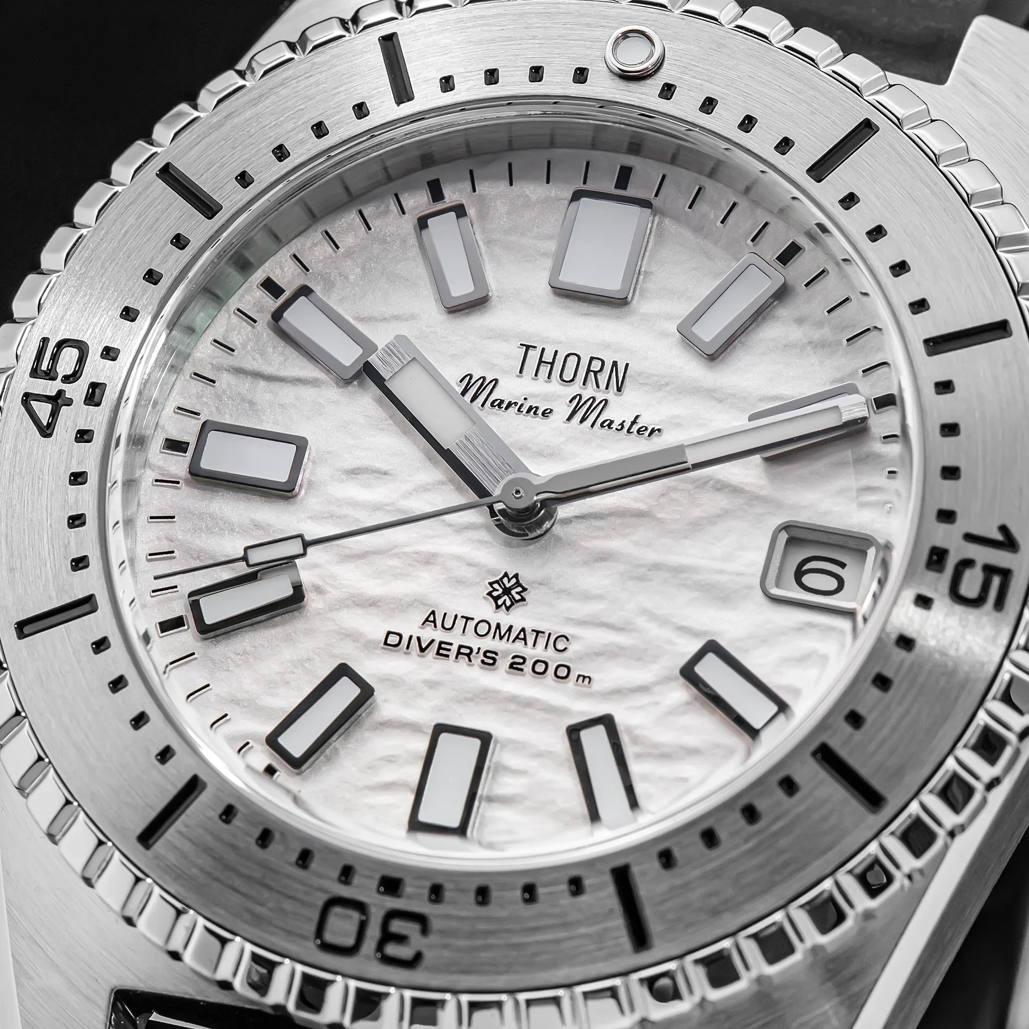 [SHY-042]THORN Vollautomatische Mechanische NH35A Uhr mit 316L Stahlgehäuse, Herren-Taucheruhr mit Leuchtziffern, Geschenkidee – Detail 15