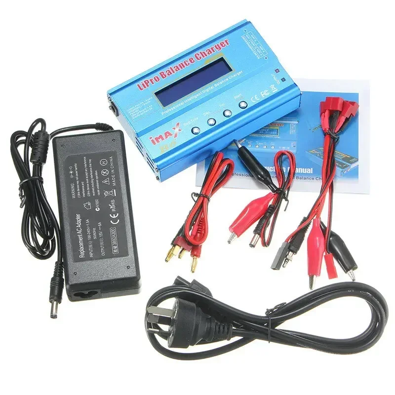 

iMAX B6 80W 6A NiMh Li-ion Ni-Cd Digital Lipo Battery Balance Charger Discharger with Power Supply Adapter For Rc Car Charging