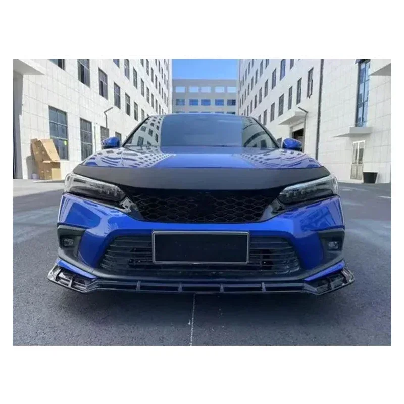 High Quality  automotive parts Type-R Style Front Mesh Grille With Upper Cover For  2021-2022