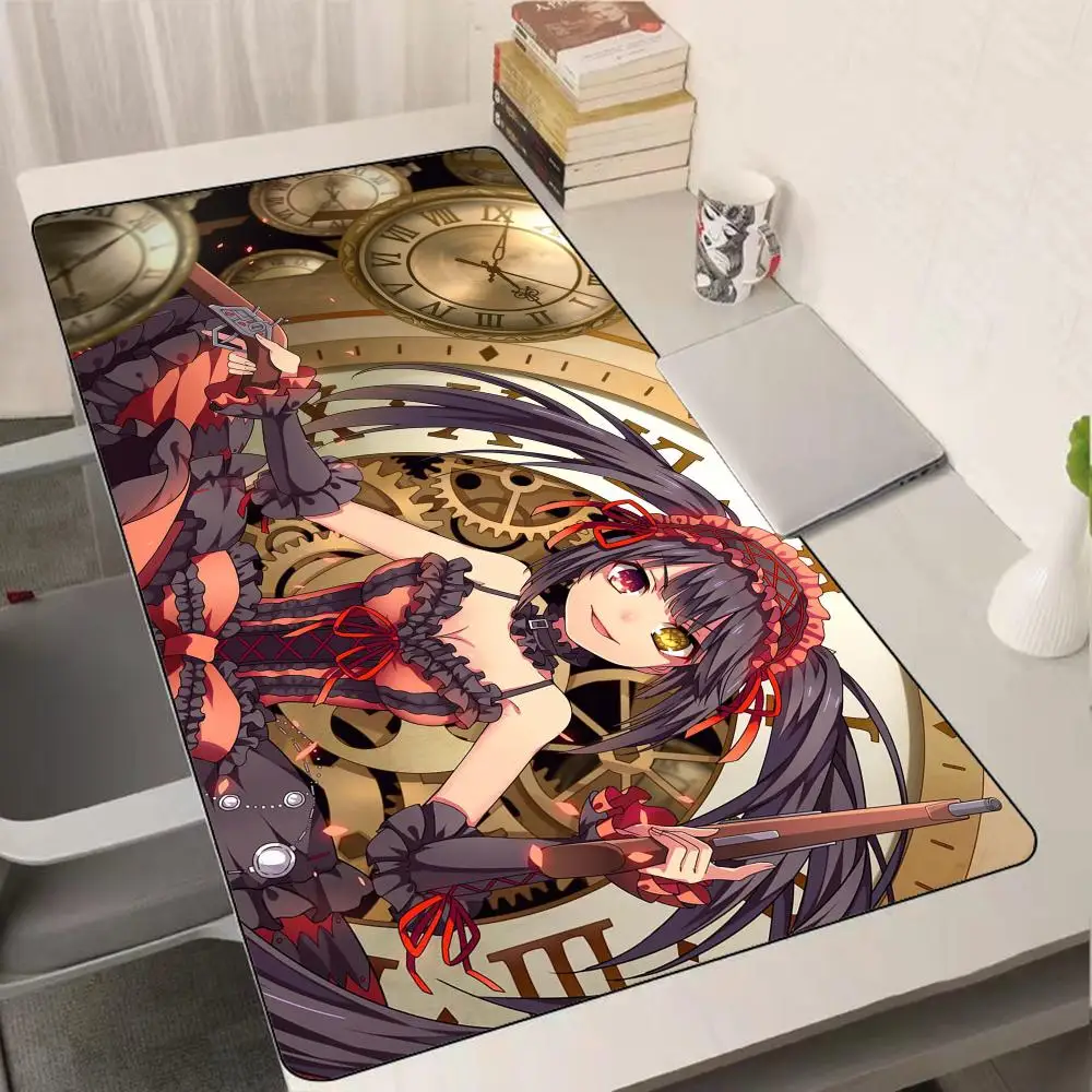 

Anime Tokisaki Kurumi Mouse Pad Xxl Gaming Accessories Computer Offices Desk Mat Large Keyboard Pc Gamer 900x400 Mousepad