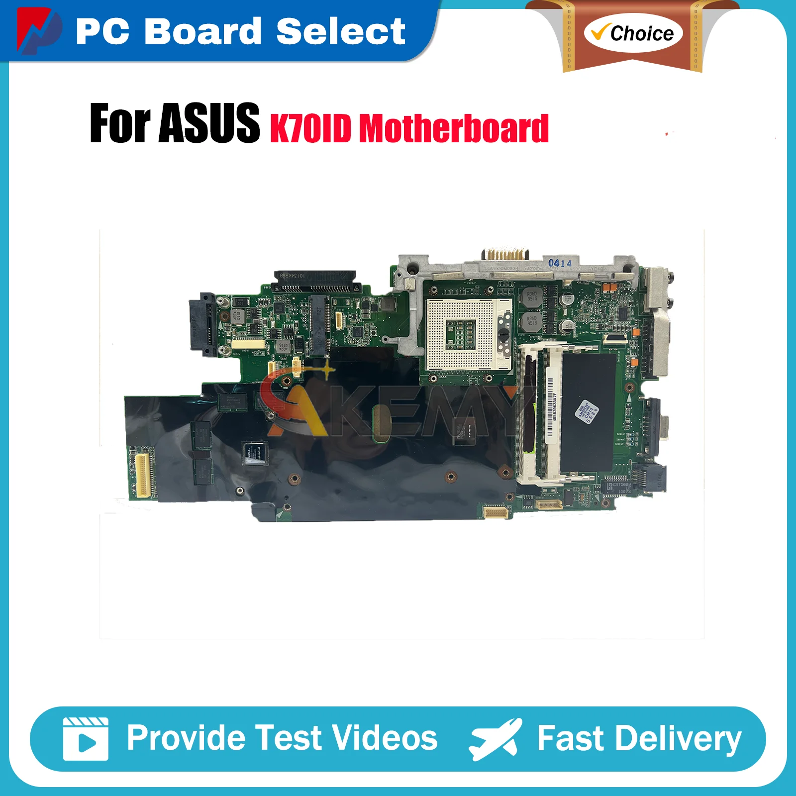 

Материнская плата для ноутбука K70ID для ASUS K70I K70ID, материнская плата для ноутбука Цей товар в наличии, 100% тестирование, ОК, быстрая доставка, высокое качество