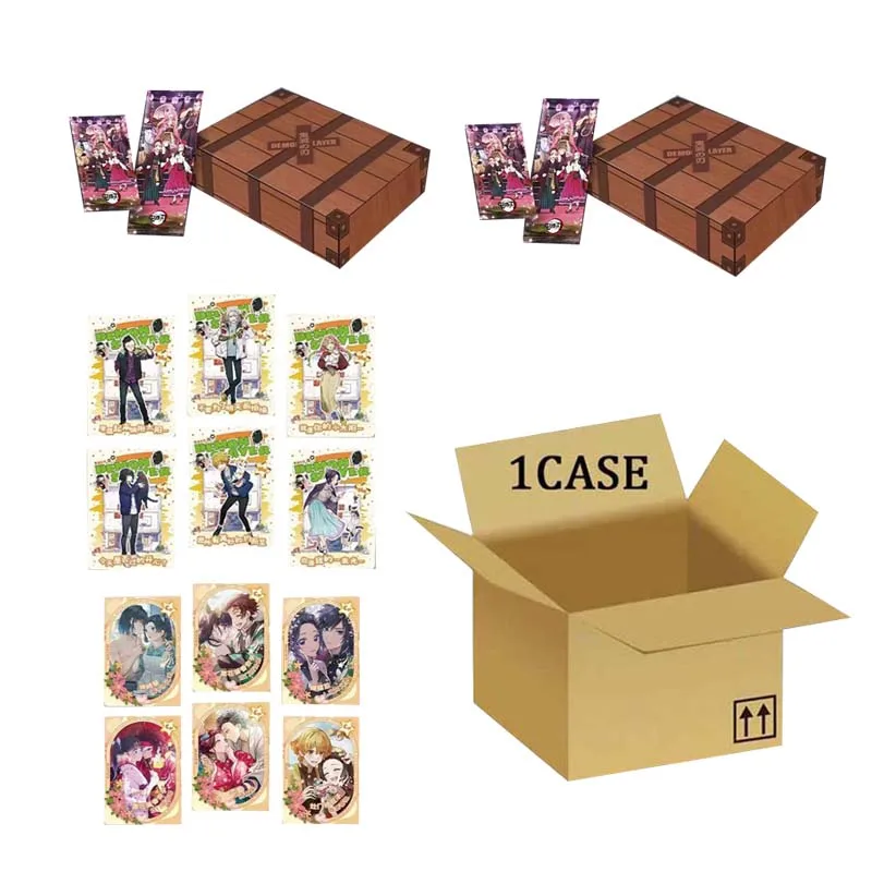 

Wholesales Demon Slayer Collection Card Yami Wave2 Bond Metal Quicksand Colorful Comics Booster Box Anime Trading Anime Cards