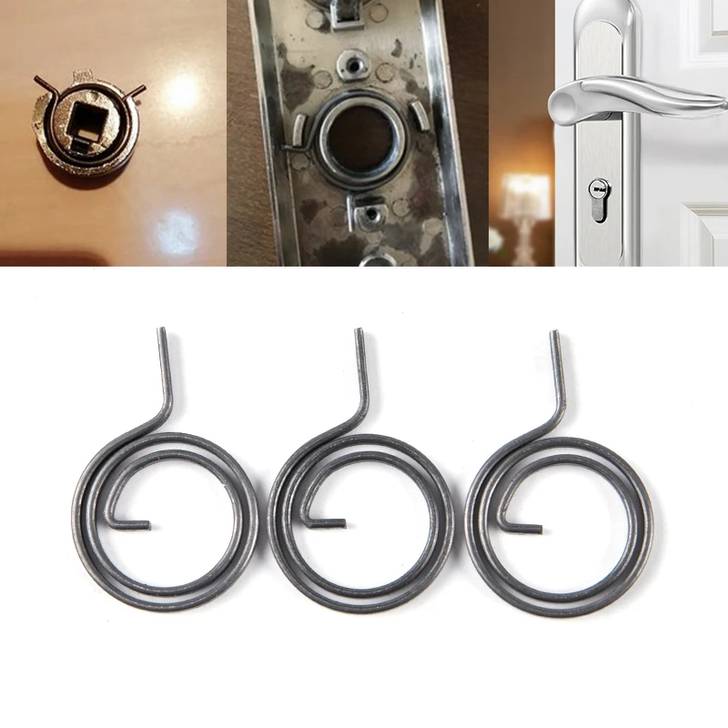 New And High Quality 3Pcs 26mm 27mm 28mm Flat Wire Door Lock Handle Spring Coil Tools For Door