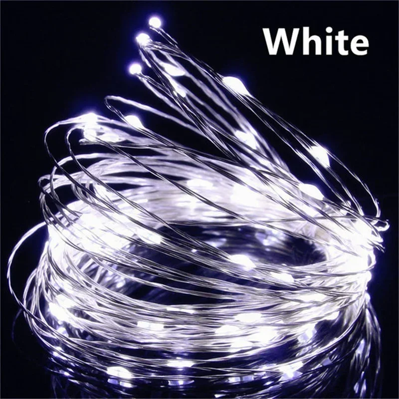 20 m USB-LED-Lichterkette, Lichterkette, warmweiße LED-Lichterkette für Weihnachten, Hochzeit, Party, Zuhause, Urlaub, Dekoration