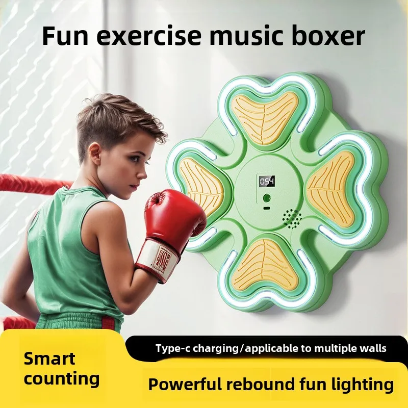 New Boxing Target Music Boxing Wall Target Children Adult Home Smart Sports Training Music Boxing Machine For Kids