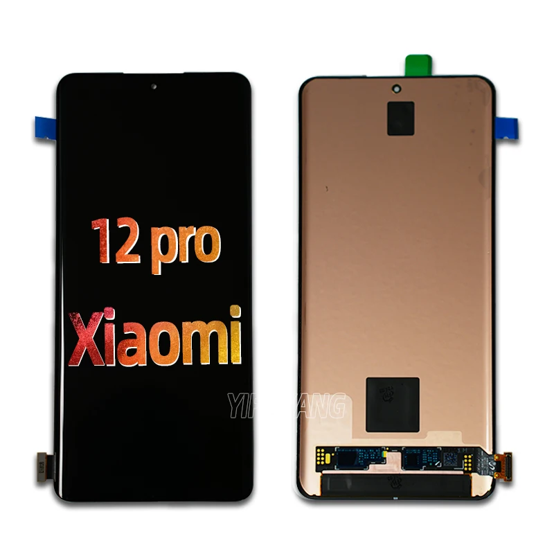 AMOLED Original For Xiaomi 12 Pro LCD 12S Pro 12S Ultra 5G Display Screen Touch Panel For Xiaomi Mi 12 12X Frame