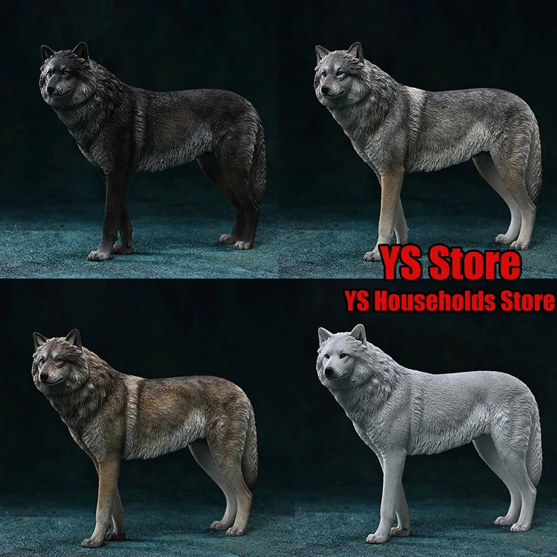 

JXK JXK194 1/6 Arctic Wolf Resin Animal Simulation Model Toys Delicate Home Decoration Gifts For 12" Action Figure Hobby Gifts