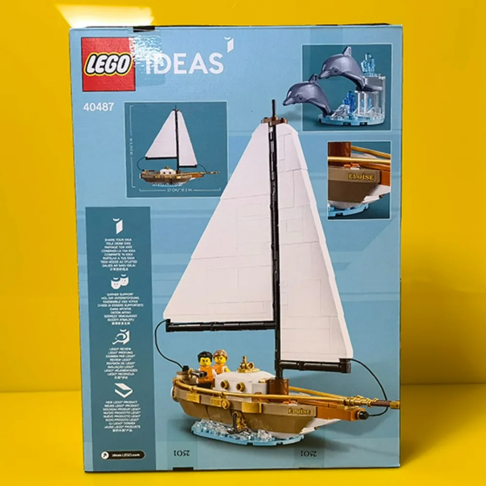 Lego Ideas Sailboat Adventure Set for Children\'s Kids Birthday Xmas New Year Gift 40487 (330Pieces)