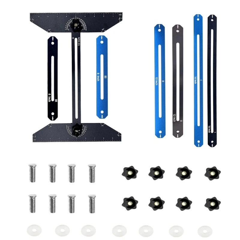 Aluminum Alloy Stair Treads Template Tool Set Suitable For Precise Step Measurements Staircase And Slope Cutting Guide Dropship