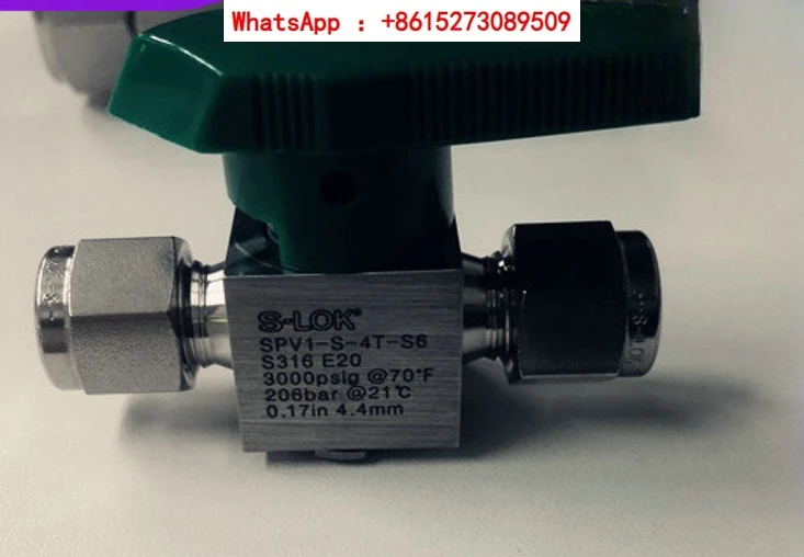 Original imported S-LOK stainless steel 316 3000PSI needle valve