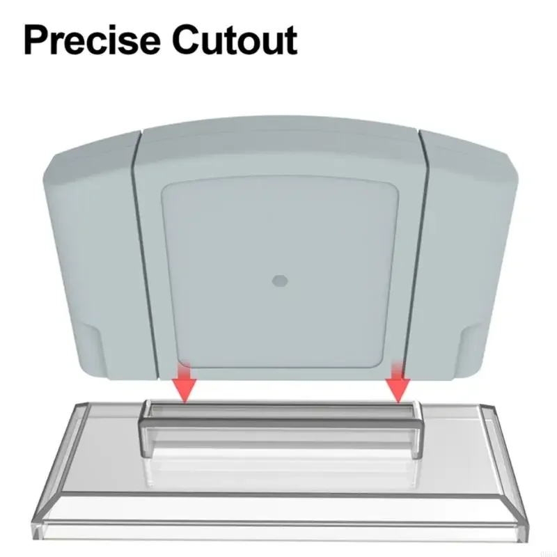 게임 카트리지 디스플레이를위한 클리어 홀더 스탠드 게임 액세서리 스크래치 방지 낙하 보호 카트리지 스토리지 그립