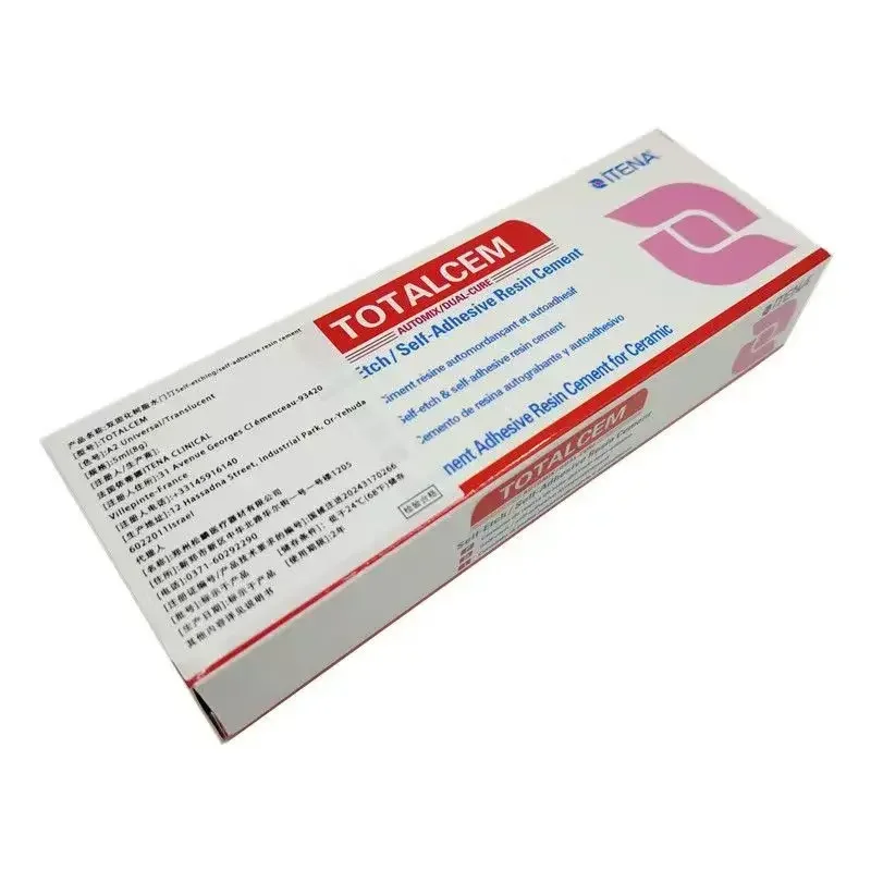 ITENA TOTALCEM Self-Adhesive Dual Cure Resin Cement 8g - Permanent Bonding for Dental Crown, Veneer & Inlay
