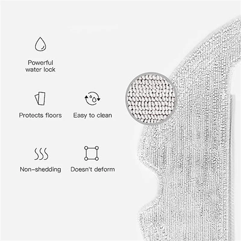 Ycoc-pano de esfregão de substituição adequado para perseguindo sonhos varrendo acessórios de robô l10plus pano de esfregão para esfregar o chão