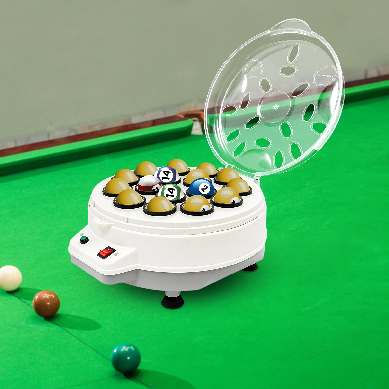 

Автоматический очиститель бильярдных шаров 180 Вт, 110 В, белый, 1000 об/мин, электрический полировщик для бильярдных шаров, низкий уровень шума