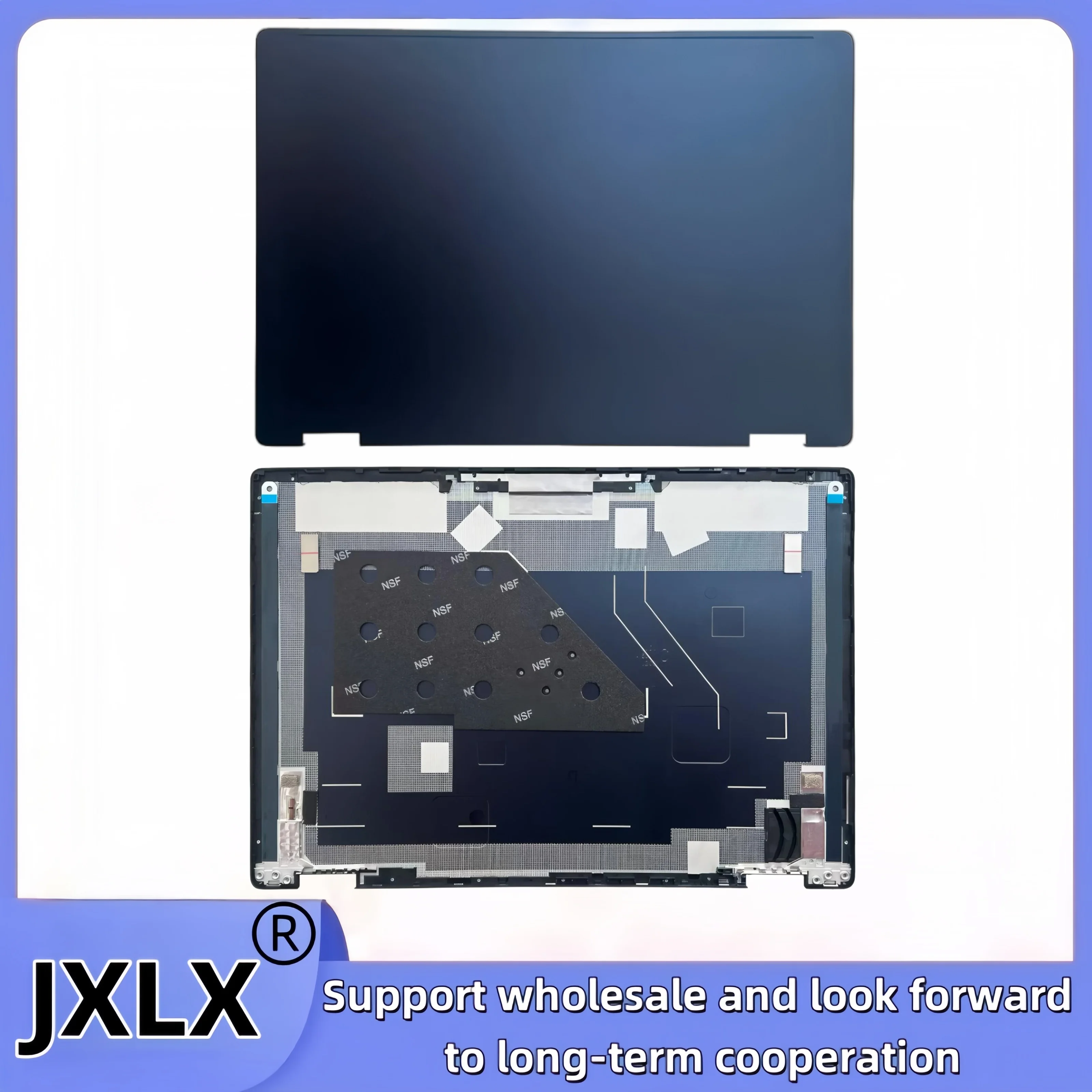 JXLX® New For HP OmniBook X 14 2-in-1 14-FM 14-FK TPN-W165 P31097-001 Laptop LCD Back Cover Top Case/Palmrest Cover/Bottom Base