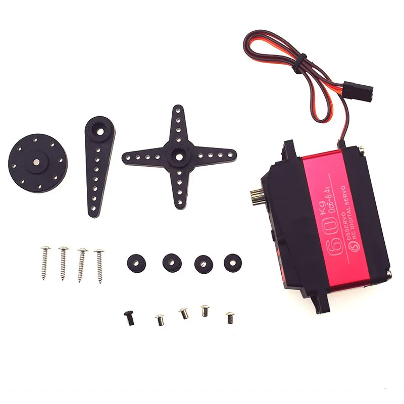 AM-1Piece DS5160 Servo digitale impermeabile ad alta tensione da 60 kg 8,4 V per 1:5 RC Car SAVOX-0236 XL 5T Robot Arm 270 Servo