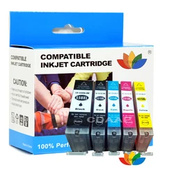 1 SET Compatible CANON 550 551 ink cartridge for PIXMA IP7250 MG5450 MG5550 MG5650 MG6350 MG7550 MX725 MX920 MX925 Printer